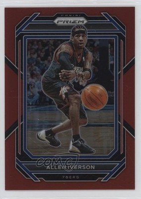 2022-23 Panini Prizm Red Prizm 62/299 Allen Iverson #281 HOF z6j