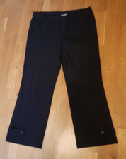 schwarze elegante Stoffhose * Anzugshose * BonPrix * Gr. 48 * neuwertig