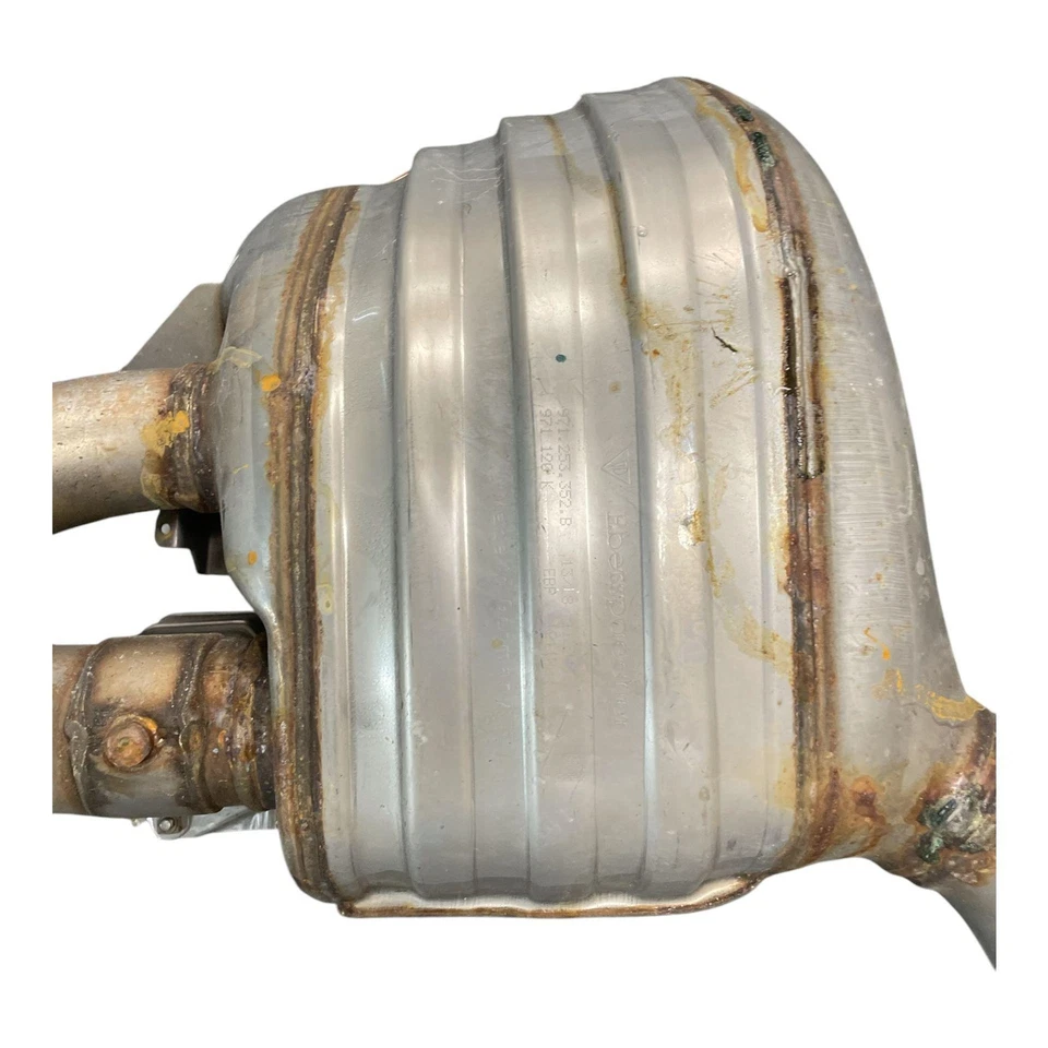 2017 2018 2019 2020 PORSCHE PANAMERA REAR RIGHT EXHAUST MUFFLER 971253608 - Image 4 of 4