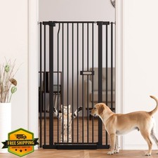 LuxTrsde Cat Gate Black 55.1"Tall 26.1-29.7"