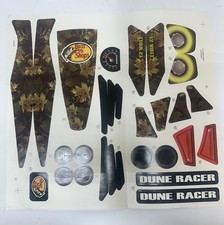 Genuine OEM Power Wheels Camo Dune Racer Label Sheet CBP84-0310