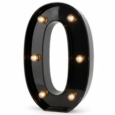 LED Marquee Numbers 2026 Light Up Party Battery Powered Home Decor Black 0