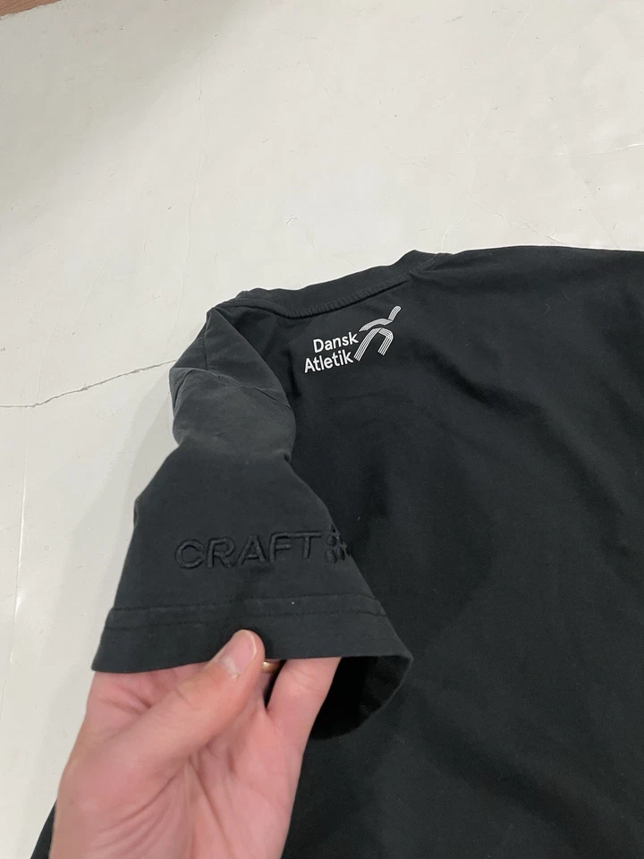 Camiseta Craft Sportswear Dinamarca Hombre Nación Talla Mediana Negra Dansk Atletik Foto 4 de 4