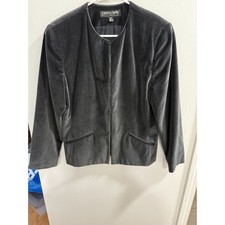 Kasper Company Gray Suit Jacket Size 12P