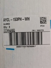 Lutron Ariadni/Toggler LED+ Dimmer | 150-Watt, Single-Pole/3-Way AYCL-153P(H)-WH