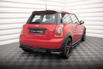 Maxton Design Heckspoiler Lippe passend für Mini One R56 schwarz Hochglanz