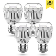 4pcs A15 Led Light Bulbs 130w Equiv. Energy Efficient 2000lm Bright Daylight