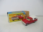 Matchbox Lesney Superfast SF6 Ford Pickup- black base, THIN WHEELS, boxed