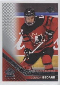 2022 Upper Deck Team Canada Juniors Prospectus Momentous Connor Bedard #PM-12
