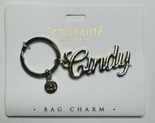 Personalite Marina De Buchi Gold Tone Bag Charm Key Ring Key Chain Cindy