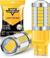 7440 7443 LED Bulbs Amber, 4000LM 400 Brighter, T20 74 Size: 7443Color: Amber