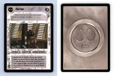Aved Luun Star Wars Jabbas Palace Limited 1998 LS Rare CCG Card