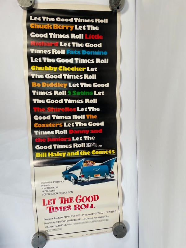 Vintage "Let the Good Times Roll" 1973 Original Insert Movie Poster
