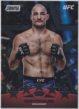 Sean Strickland 2025 Topps Stadium Club UFC Special Forces Black Foil SF-23 /99