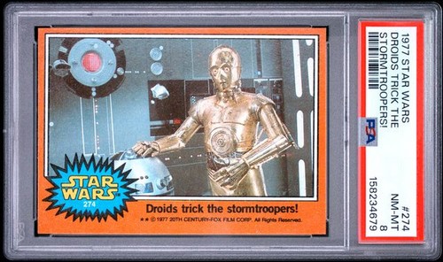 1977 STAR WARS #274 DROIDS TRICK THE STORMTROOPERS PSA 8 NM-MT 4679