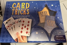 Card Tricks Set Book 2 Decks Cards in Original Box Parragon Home Time Children