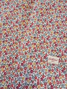 Cath Kidston London (1) Flat SHEET Garden Ditzy FLORAL Cottage KING Size EUC