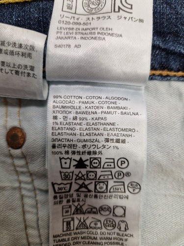 Vaqueros para hombre LEVI'S 751 Standard W38 L30 STRETCH m857 - Imagen 13 de 18