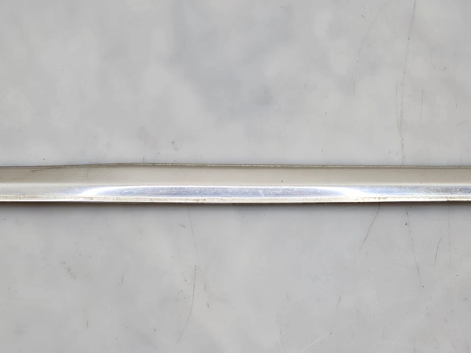 ✅ 82-88 OEM BMW E28 528e 535 Rear Window Lower Exterior Trim Moulding Chrome * - Image 4 of 4