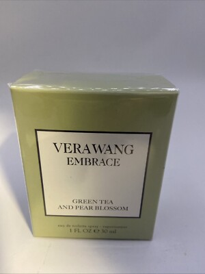Vera Wang Embrace Green Tea and Pear Blossom by Vera Wang, 1oz EDT Spray women !