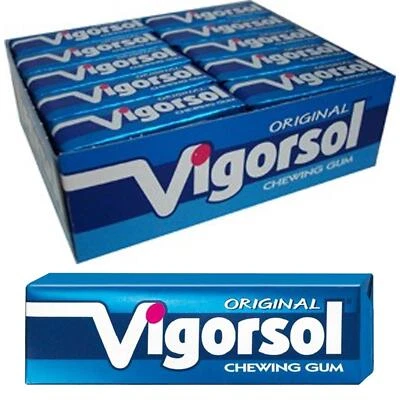 PERFETTI GOMME DA MASTICARE VIGORSOL ORIGINAL BLU O SILVER CON E SENZA ZUCCHERO 40 STICK
