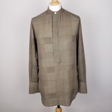 Polo Ralph Lauren Silk Shirt Size 2 UK 8 Long Sleeve Check Plaid Button Up BNWOT