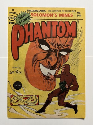 The Phantom # 944 Frew Comics Final Part Mystery of Golden Rune Solomon's Mines