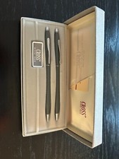 Cross Century Gray Silver Ballpoint Pen 0.9 Pencil In Bx Usa Made 2101 Mint