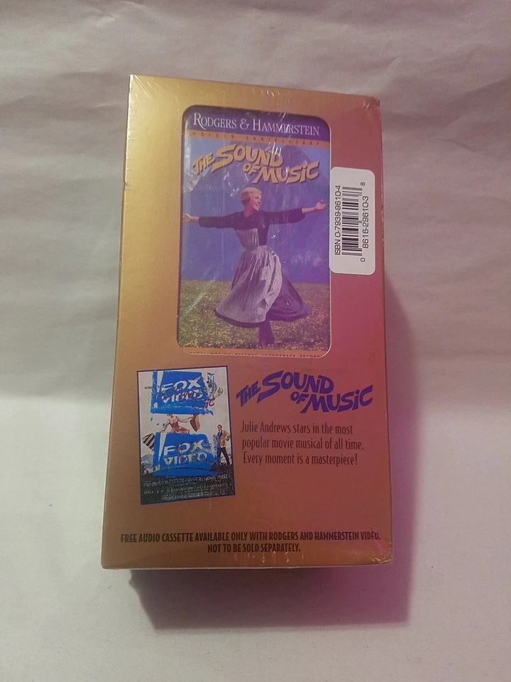 Sound of Music VHS and cassette. Golden Anniversary. Sealed with watermark - Image 4 of 4