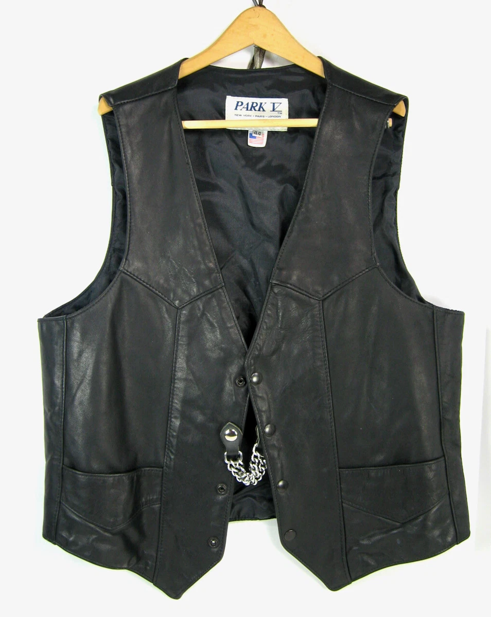 Ebay leather shop motorcycle vest