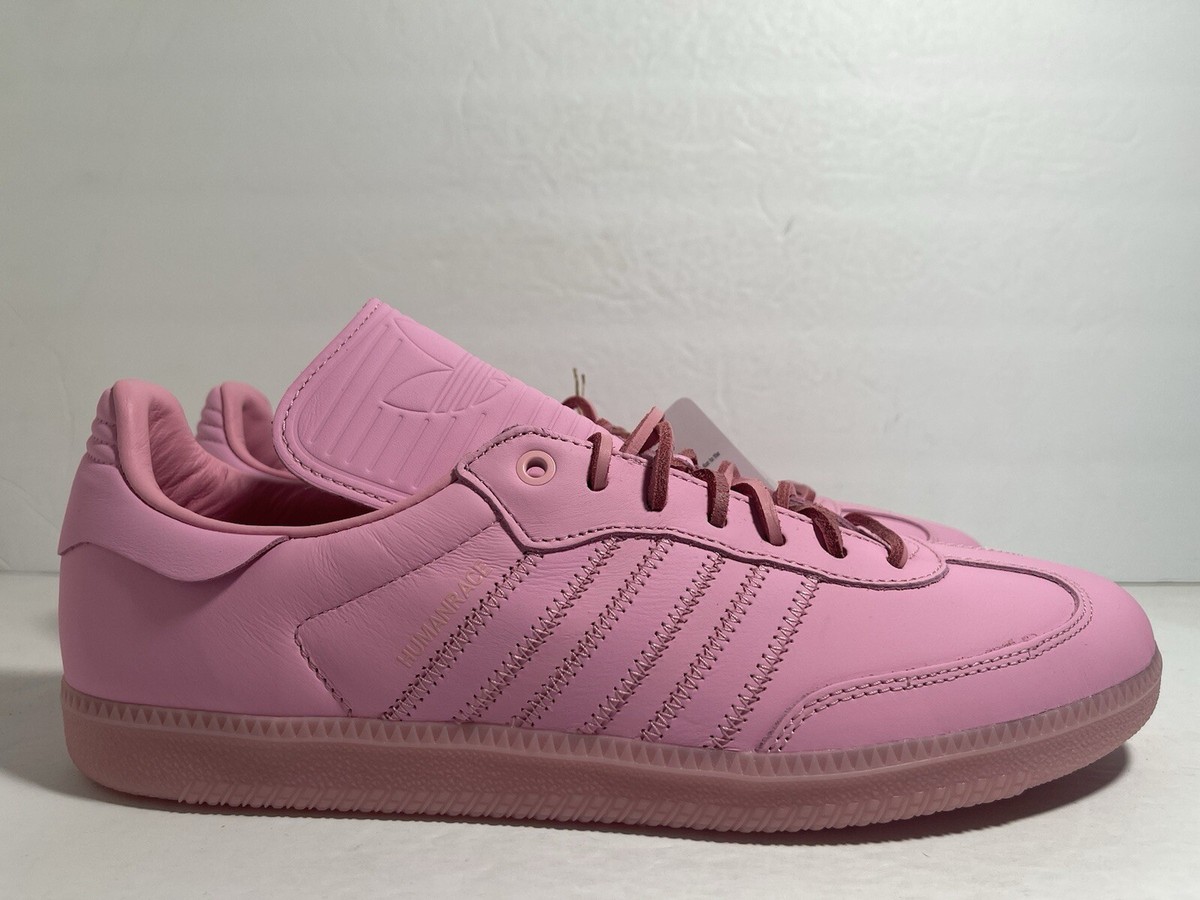 Adidas Samba x Pharrell Human Race 'Pink' IE7295 Leather Sneaker