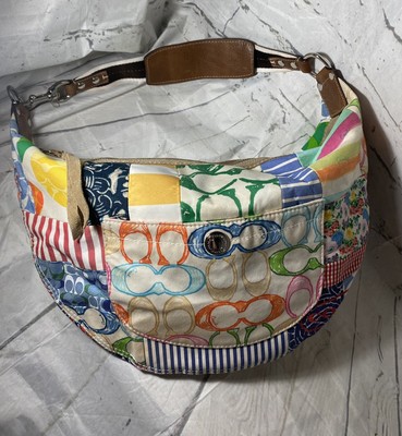 coach hampton patchwork purse