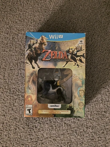 Legend of Zelda Twilight Princess HD Wolf Link Amiibo Wii U- Unopened