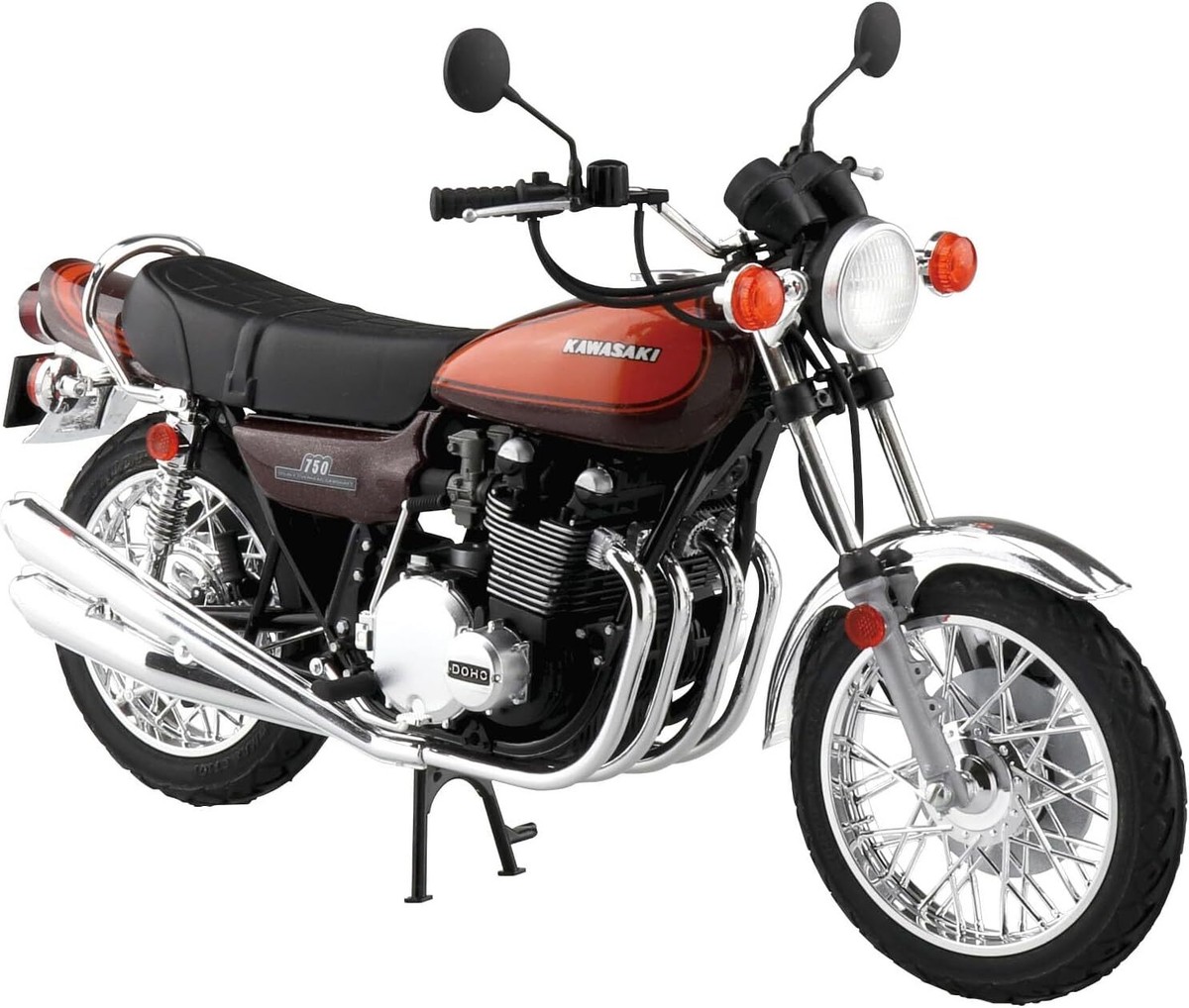 Kawasaki Z2 1/12スケール レッド Aoshima Bunka Kyozaisha 1/12 The Bike Series No.43 Kawasaki Z2