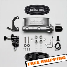 Wilwood 261-13270 Aluminum Tandem Chamber Master Cylinder w/ Bracket and Valve