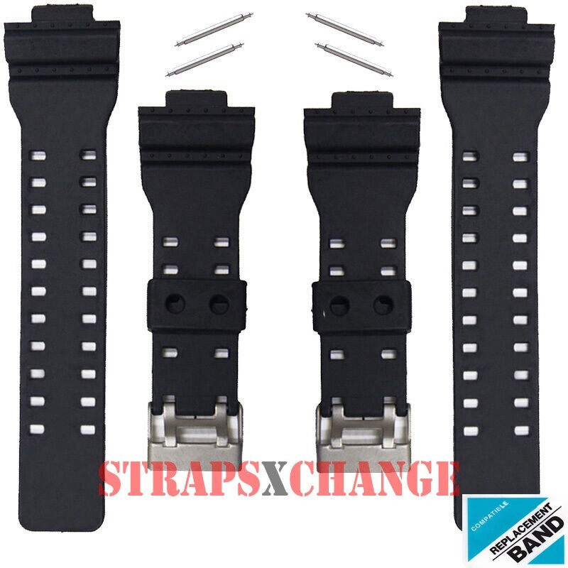 x WATCH BAND STRAP FITS CASIO G SHOCK GA-100 G-8900 GW-8900 PINS