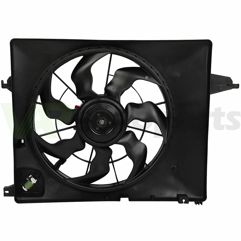 Ventilador de refrigeración del radiador del motor para Hyundai Santa Fe 2010-2012 Kia Sorento 2011-2013 Foto 2 de 4