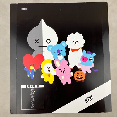 BT21 Line Friends BTS K-Pop Hot Topic T-Shirt Store Display Poster