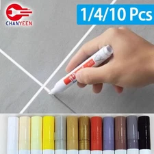 1/4/10Pcs Tile Grout Marker Pen Waterproof Gap Filler Wall Floor Repair Tool