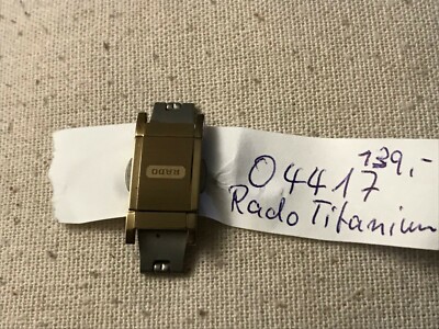 Rado Uhren Band Schließe 04417 clasp Titan Titanium Gold Vintage Bracelet 