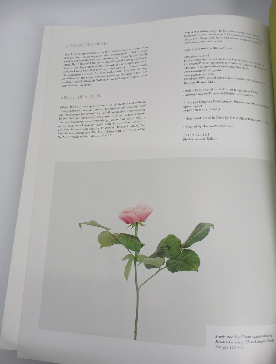 Art Flowers : Contemporary Floral Designs and Installations by