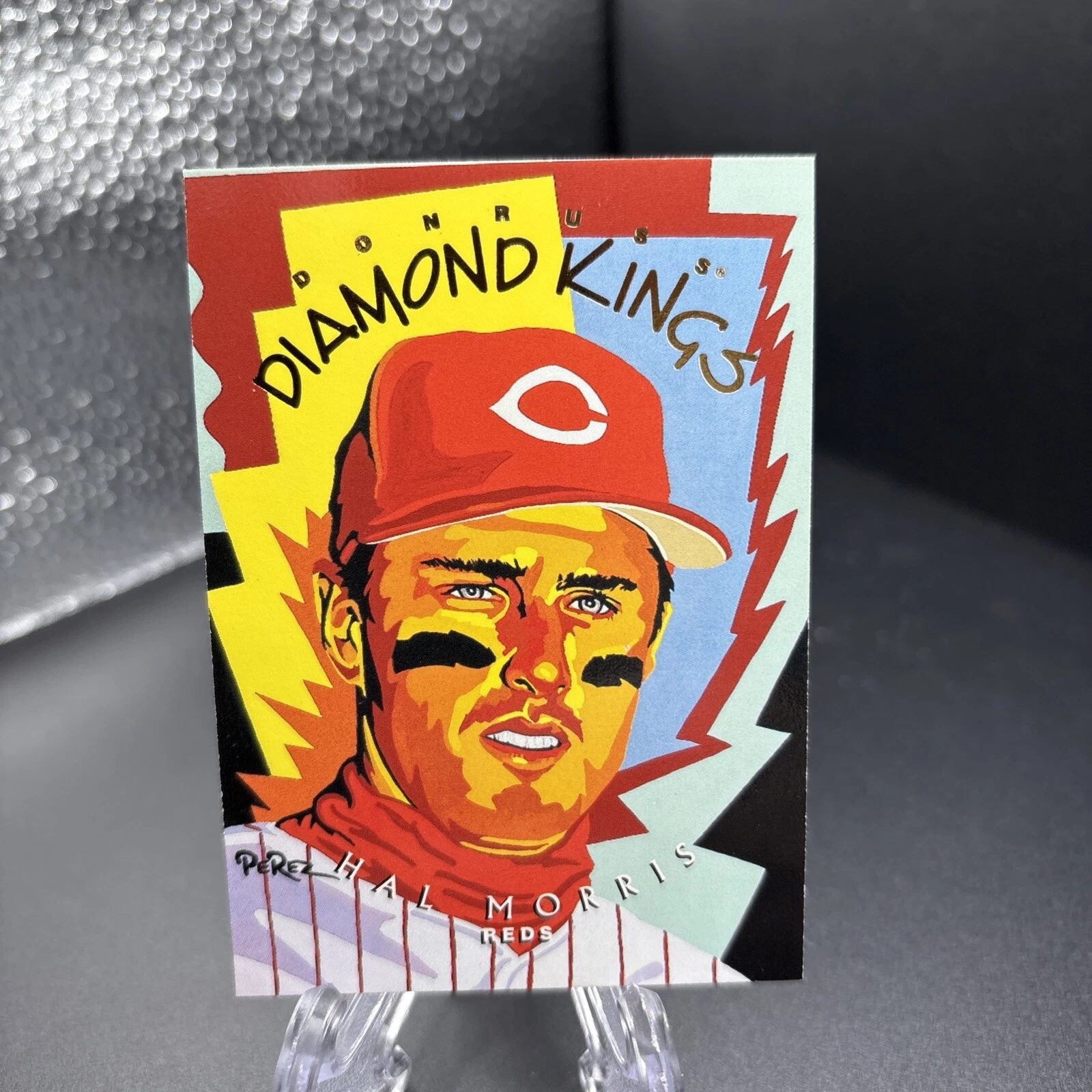 Hal Morris trading card