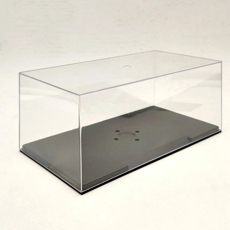 Display Box Acrylic Case Cover Transparent DustProof 1:24 1:32 Models Stand 22cm - Image 2 of 4