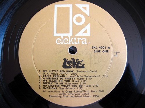 Love : Self-Titled 1966 Rock LP Vinyl Elektra Record EKL-4001 (Grade G+) - Picture 6 of 9