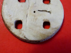 BONE ENGRAVED PENDANT HAND MADE NATIVE AMERICAN INDIAN 1800S ANTIQUE ORIGINAL EX — photo 9