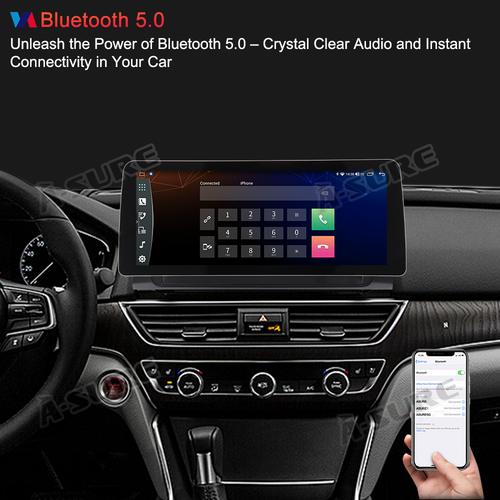 12.3'' 2K 64GB CarPlay Android 14 Car Stereo Radio for Honda Accord X 2018-2021 - Bild 14 von 19