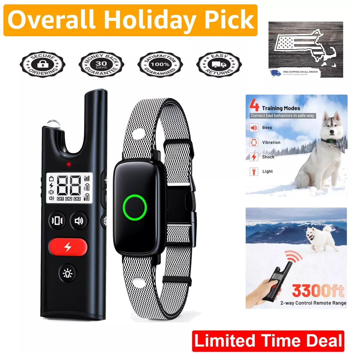 Long distance dog training collar online