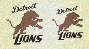 Set of 2 Detroit Lions Stencil Football Sport Stencils | eBay
