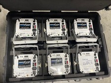 ETERNAL LIGHTING CUBE 5 RGBWA WIRELESS DMX, SET OF 6 W/ CHARGING CASE WHITE