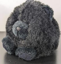 Vintage 1994 Puffkins Black Cat Shadow Void Swibco 4 Stuffed Plush Bean Ball
